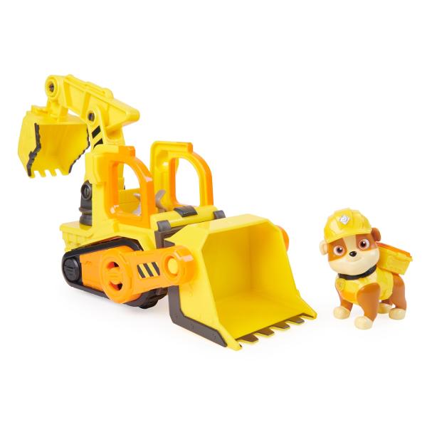 Cu detalii autentice piese mobile si roti functionale camioanele Rubble &amp Crew sunt perfecte pentru distractie asa ca pregateste-te sa construiesti minunat cu Rubble Parintii si copiii pot pretinde ca fac echipa cu catelusul lor preferat Paw Patrol Rubble pentru a recrea scenele lor preferate din spectacol sau pentru a-si crea propriile aventuri de constructie Pentru si mai multa distractie si emotie aduce acasa toate jucariile de constructie Rubble &amp Crew camioanele de 