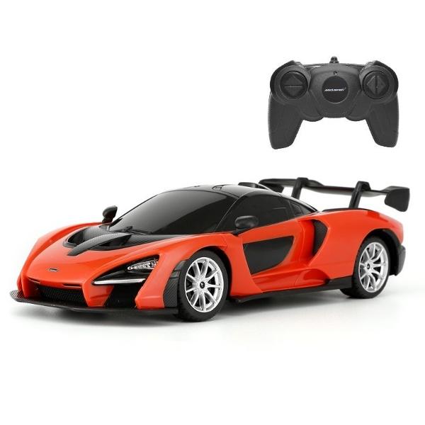 Copilul dumneavoastra se poate juca in voie cu masina cu telecomanda McLaren Senna scara 1 la 24 oferita de brandul international Rastar Nicio cursa nu este imposibil de castigat cu acesta masinuta replica oficiala cu licenta a modelului original construita cu mare atentie la detalii Masinuta are proportiile ideale pentru momente pline de distractie si amuzament avand dimensiunile in centimetri dupa cum urmeaza  1899252Masinuta functioneaza pe frecventa de 24GAlimentarea se face 