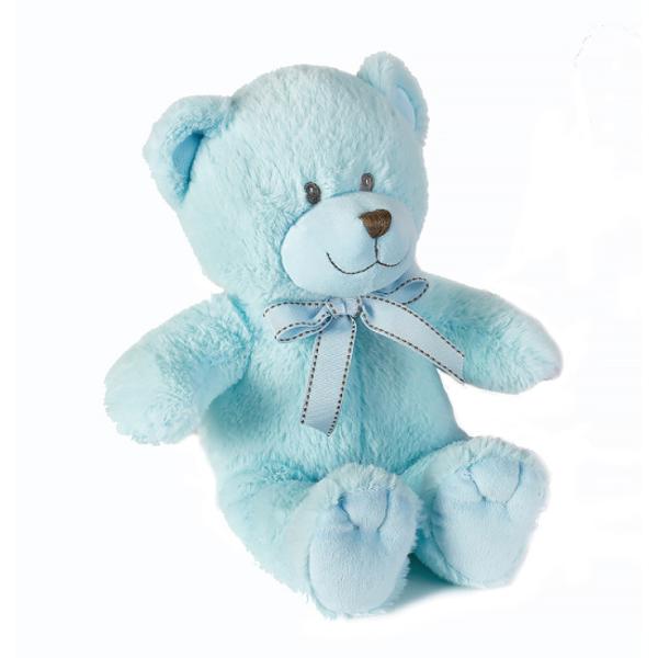 Ursulet moale si placut – acest ursulet adorabil de plus bleu marca Lelly cu o inaltime de 34 cm este confectionat dintr-un material plusat de inalta calitate perfect pentru imbratisari si joaca Este companionul ideal pentru cei mici oferind o senzatie placuta la atingere si confortDesign elegant cu fundita asortata ce adaugand o nota de rafinament Este perfect 