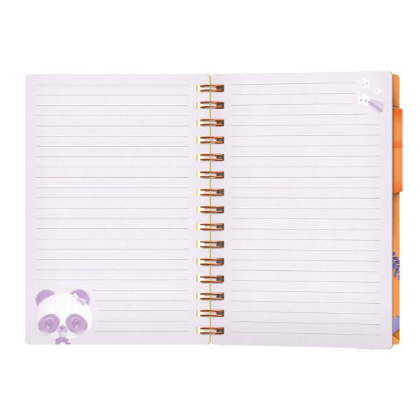 Conceput cu gândul la copii acest notebook inspir&259; explorarea organizarea &537;i creativitatea într-un pachet adorabilÎnchiderea cu frunz&259; mare are sloturi pentru dou&259; pinuri incluse - un element de distrac&539;ie pentru orice vârst&259;Caracteristici cheieInclude un set cu 2 pinuriCu spira200 de paginiAproximativ Dimensiuni 15 