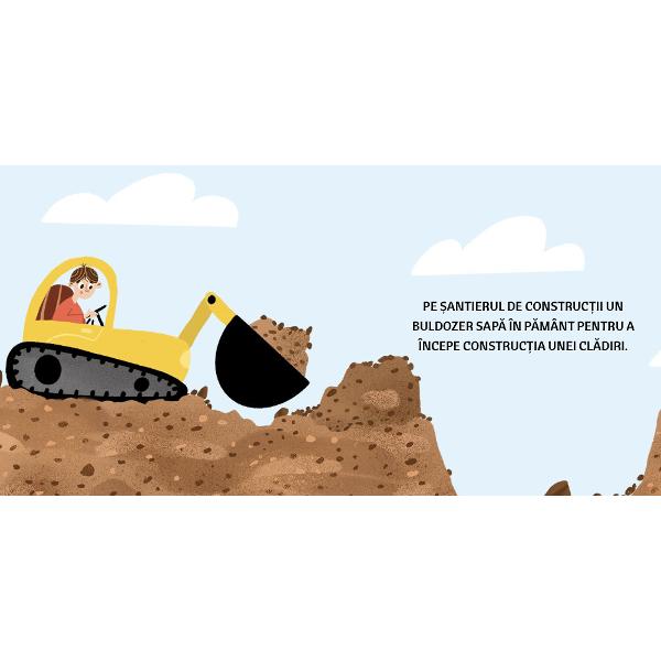 Explora&539;i lumea vehiculelor împreun&259; cu cei miciCartea Pove&537;ti cu sunete Vehicule este special creat&259; pentru a aduce bucurie &537;i înv&259;&539;are copiilor de la 0 ani Aceasta îi invit&259; pe copii s&259; descopere vehicule fascinante de la buldozere &537;i tractoare pân&259; la trenuri &537;i alte mijloace de transport prin imagini captivante &537;i sunete autentice Fiecare pagin&259; este o poart&259; c&259;tre o 