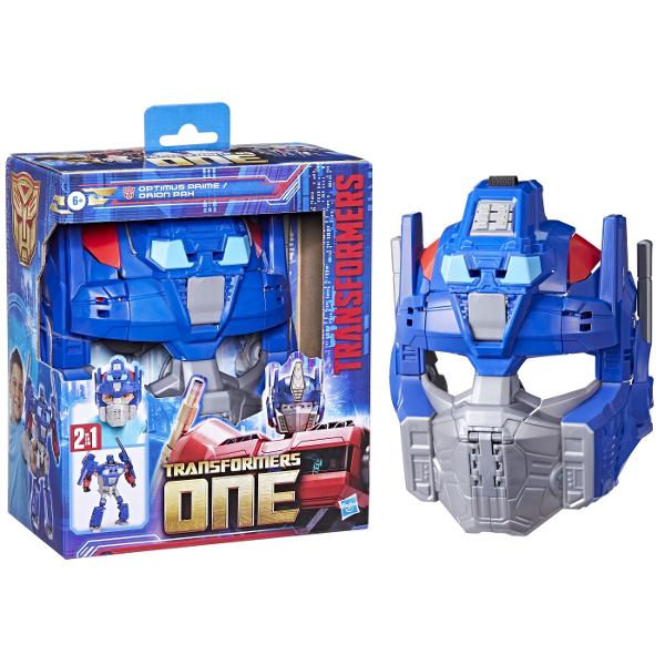 Fanii pot experimenta originile epice ale robotilor Transformers cu aceasta figura de actiune Transformers One Prime Changer Optimus PrimeOrion Pax Aceasta figurina Optimus PrimeOrion Pax de 10 inchi se transforma din robot in masca in 18 pasi Copiii isi pot pune masca si se pot imagina in aventuri fantastice in universul Transformers Cu 2 accesorii care pot fi atasate in modul robot Cifra se bazeaza pe personajul cult din filmul Transformers Transformers One Jucariile interactive 