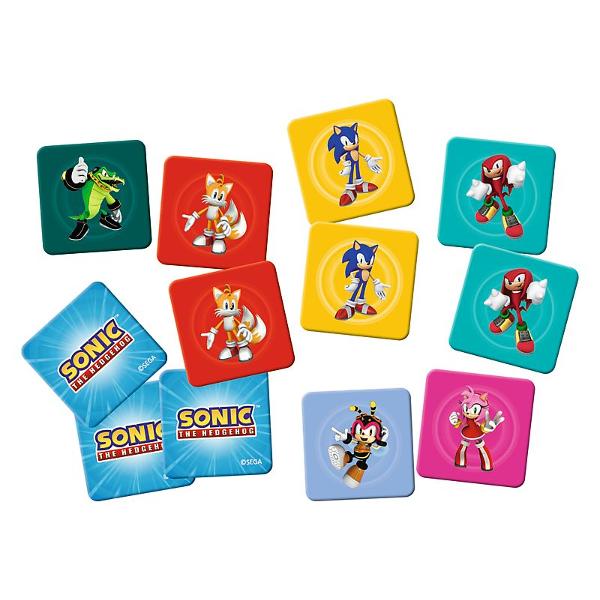 Jocul de memorie Trefl - Sonic the Hedgehog este alegerea perfecta pentru orice mic fan Sonic care doreste sa-si testeze memoria alaturi de ariciul albastru legendar si prietenii sai &Icircn acest joc captivant copiii isi pot exersa abilitatile de observatie si memoria cautand perechi de carti colorate Pe langa Sonic pe cartile de joc apar si personaje populare precum Tails Knuckles si Amy astfel incat copiii sa se poata cufunda cu usurinta in universul Sonic Scopul jocului este 