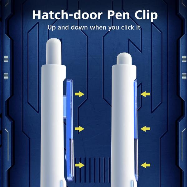 - roller cu uscare rapida Space Up Writech- varf tip bullet cu scriere de 07 mm- tehnologia centrului de greutate scazut si cu 2 bile in varf ofera un control superior si stabilitate pentru o scriere lina si precisa- sistem de click silentios brevetat- clip care se clipseaza in corpul rollerului pentru ai intari designul futurist