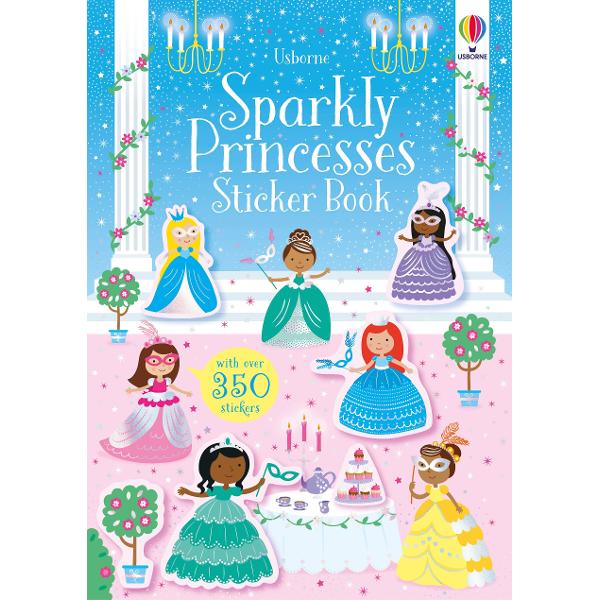 Catch a glimpse of the glamorous lives of princesses in this glittering activity book from carriage rides and ice-skating to a masked ball With over 350 stickers of princesses animals and flowers to decorate the scenes including lots of extra-special sparkly stickers 