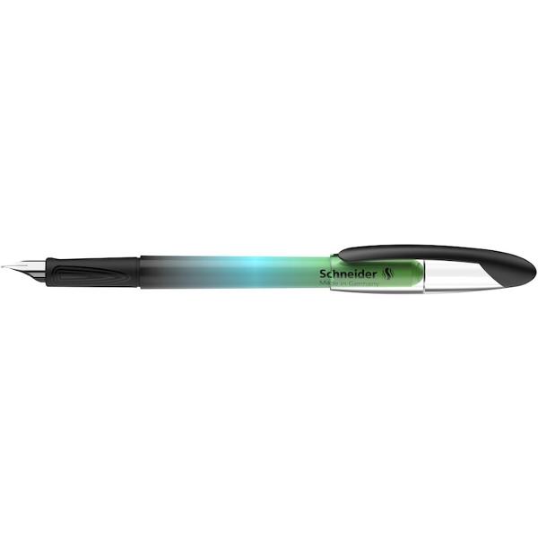 Stiloul Schneider Voyage este un instrument perfect pentru cerintele scolare cu un design actualizat in 2025 imprimat cu tonuri gradient de negruCorpul realizat din plastic este suplimentat de un manson cauciucat ergonomic astfel incat priza stiloului sa fie intotdeauna corecta si confortabila Rezultatul este un scris fluent usor si frumos gratie penitei din otel inoxidabilPenita din otel inoxidabilZona de prindere cu manson ergonomicCorp din plastic 