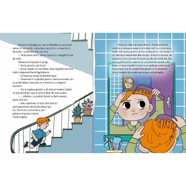 Sunt ani de zile de când David duce o lupt&259; curajoas&259; împotriva u&537;ii de fier de la intrarea în bloc Curajoas&259; dar deocamdat&259; &537;i f&259;r&259; sor&539;i de izbând&259; fiindc&259; u&537;a e prea grea pentru un b&259;ie&539;el Are nevoie de o superputere ca s&259; izbuteasc&259; Pân&259; atunci se bucur&259; de ceea ce poate s&259; fac&259; s&259; se 