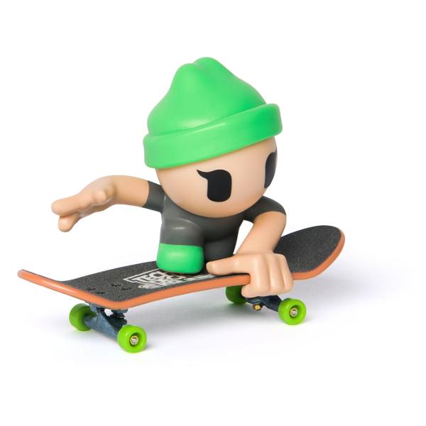 &Icircnvata cum sa faci fingerboarding cu noul Tech Deck Echipa Sk8  Fiecare pachet vine cu o placa Tech Deck si un membru al Echipei Sk8 pentru a incepe colectia Cu 6 figuri Echipa Sk8 de colectionat imbunatateste-ti abilitatile pentru a stapani miscari precum ollies si power slides Pune-ti membrul echipei de skateboarding pe puntea de skateboard si incepe sa exersezi Scaneaza codul QR pentru tutoriale video pentru a studia miscarile preferate Ia-ti Echipa Sk8 intr-o aventura cu 