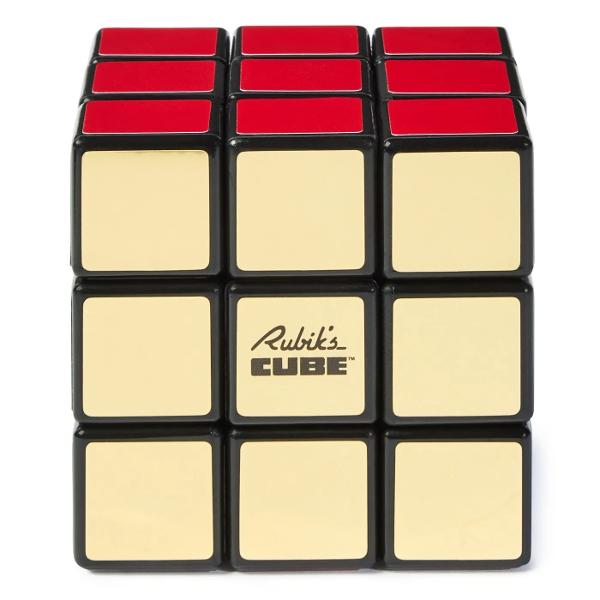 Lansata pentru a sarbatori cea de-a 50-a aniversare Rubik editia speciala a cubului Rubik arata si se simte ca si cum ar fi scoasa dintr-o capsula a timpului Fanii jucariilor fidget si ai jucariilor de epoca vor adora aceasta jucarie clasica modelata dupa prima editie a cuburilor Rubik cu margini ascutite rotire greoaie si autocolante standard Cubul Rubik este un puzzle clasic de potrivire a culorilor care poate fi jucat acasa sau in calatorie Cubul 3x3 original clasic este un joc 