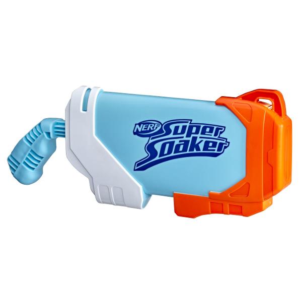Uda-ti adversarii cu apa lansata de blasterul cu apa Nerf Super Soaker Torrent Participa la batalii cu acest blaster Super Soaker care este usor de umplut si distractiv Introdu partea din fata a blasterului in apa si trage de manerul pistonului inapoi pentru a umple rezervorul apoi impinge manerul inainte pentru a-i stropi pe toti Are o dimensiune excelenta pentru jocurile in aer liber este usor de utilizat astfel incat copiii adolescentii si adultii sa se poata alatura distractiei 