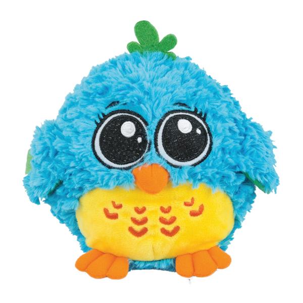 Winfun Jucarie de Plus Pasare este o jucarie adorabila si interactiva care raspunde la sunete si danseaza in mod amuzant Pasarea se rostogoleste si reactioneaza la zgomote aducand distractie si rasete in timpul jocului Designul sau moale si colorat o face usor de imbratisat si potrivita pentru ore intregi de joaca Aceasta jucarie placuta la atingere este un plus perfect pentru copiii mici oferind distractie activa si educativa Cu efecte sonore vesele si o miscari jucause pasarea este o 
