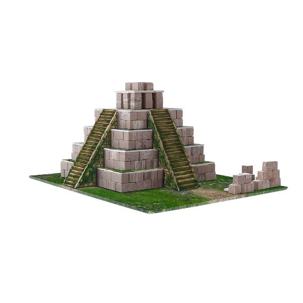 Calatoreste inapoi in timp si construieste una dintre cele mai fascinante minuni ale lumii antice Piramida Cu ajutorul setului Brick Trick Travel poti recrea acest monument legendar folosind caramizi reale si materiale naturale Setul include tot ce ai nevoie pentru a construi caramizi scanduri din lemn elemente decorative din carton si instructiuni pas cu pas O activitate creativa si educativa perfecta pentru micii exploratori si pasionatii de istorie In timp ce construiesti vei invata 