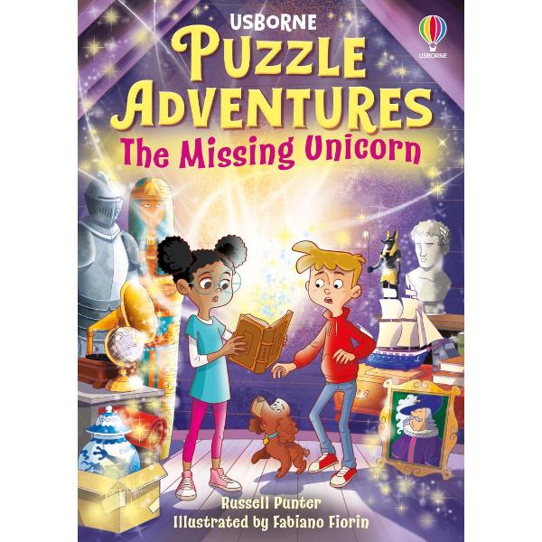 When Jade explores her aunties shed she finds it packed with historical treasures But thats just the beginning of her adventures as she travels back in time to the Middle Ages on the trail of a stolen unicorn Help Jade and her new friend Jack to solve the puzzles find the unicorn and save the dayThis brand-new adventure featuring Jade Jack and Leo the dog is packed full of interactive puzzles and comic strips Usborne Puzzle Adventures have been delighting young 