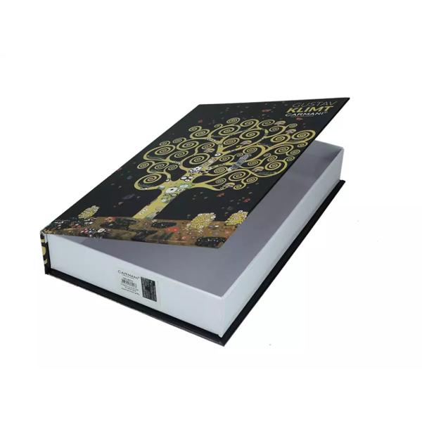 Cutia pentru bijuterii „Klimt – Pomul vietii” de 27x17x45 cm este un obiect elegant &537;i rafinat inspirat de celebra lucrare a lui Gustav Klimt – „Tree” Cu un design sofisticat ce reflect&259; stilul unic Art Nouveau al lui Klimt 