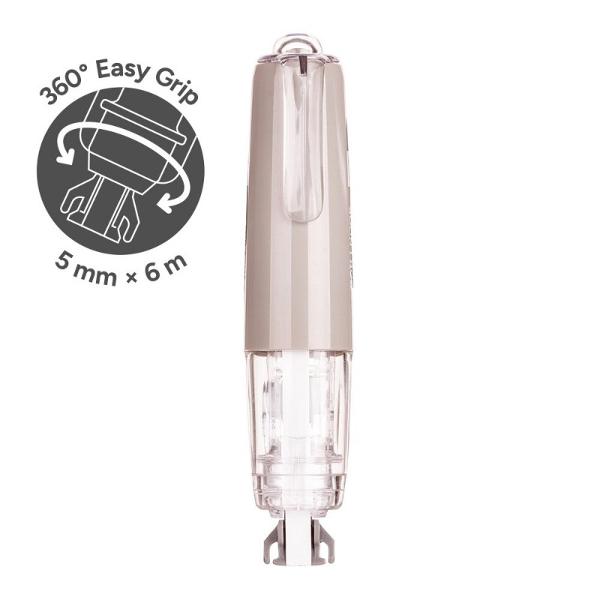  Banda de corectare uscata retractabil cu sistem de clic care va permite sa depozitati varful ca in pixurile cu bila pentru o mai mare protectiePermite scrierea pe el instantaneuOpacitate mareCorectie frontalVarf rotativ la 360ºNon-toxicAluneca lin pe hartie fara a se bloca