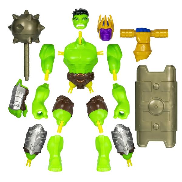 Chiar si cel mai puternic supererou are nevoie uneori de o manAa picior pumn sau accesoriu de ajutor Figurinele de colectie Marvel MixMashers deluxe sunt formate din piese care se pot dezasambla si apoi combina pentru a crea figurine unice personalizate Cu 16 puncte de conectare jucariile MixMashers de 12 cm dispun de conectori universali pentru compatibilitate si durabilitate in intreaga gama Vrei sa combini si mai multe puteri Colectioneaza accesoriile pentru figurinele deluxe 