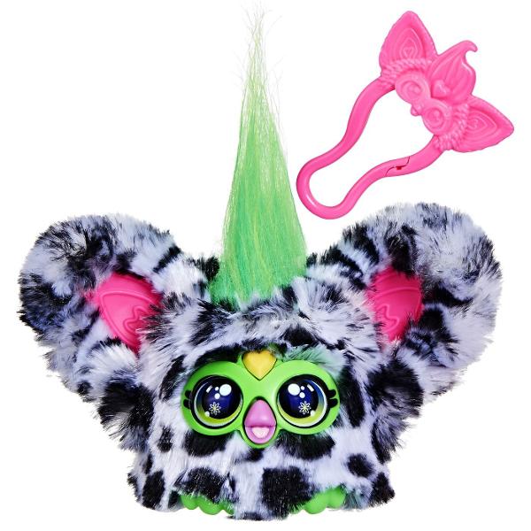 Mini prieteni pufosi Furby cu personalitati puternice Peste 45 de efecte speciale in fiecare Fiecare Furblet are propria voce si personalitate unica Vorbeste limba Furbish si cantati impreuna Jucariile Furblet interactioneaza de asemenea cu marele Furby se vinde separat Gama de 6 fiecare se vinde separat Furbys poate fi mic dar cu siguranta are propria lui personalitate Fiecare dintre cei 6 Furby se remarca in felul sau - are propria voce si aspect care corespunde stilului muzical 