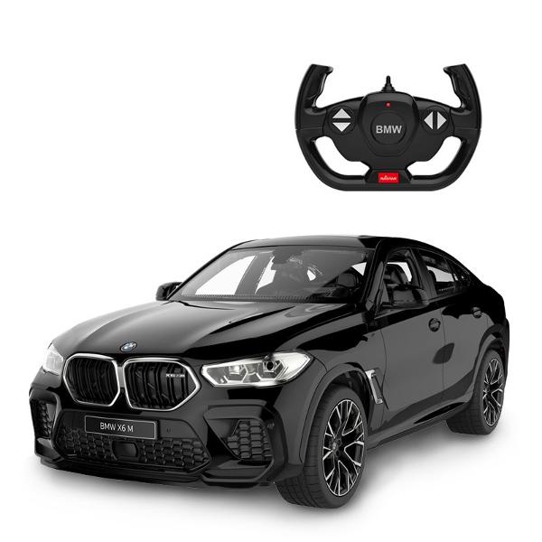 Copilul dumneavoastra se poate juca in voie cu masina cu telecomanda Bmw X6 M scara 1 la 14 oferita de brandul international Rastar Nicio cursa nu este imposibil de castigat cu acesta masinuta replica oficiala cu licenta a modelului original construita cu mare atentie la detalii Masinuta are proportiile ideale pentru momente pline de distractie si amuzament Masinuta functioneaza pe frecventa de 24GAlimentarea se face astfel  pentru masinuta sunt necesare 5 baterii tip AA  iar pentru 