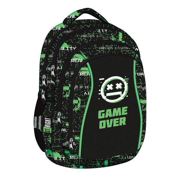 Ghiozdan 43 cm, cu 4 compartimente, St.Right BP04 colectia VR Gamer MJ265943 Acest ghiozdan respect&259; proiectul legislativ al Ministerului S&259;n&259;t&259;&539;iiFa&539;a posterioar&259; înt&259;rit&259; Asigur&259; suportul necesar spatelui prevenind disconfortul &537;i deform&259;rile coloanei vertebraleBretele late &537;i ajustabile Distribuie uniform greutatea pe ambii umeri reducând presiunea asupra umerilor &537;i spateluiCompartimentare