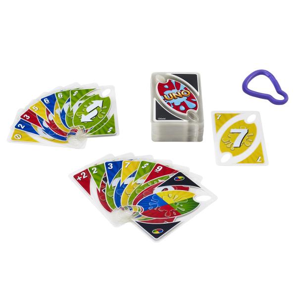 Skip-Bo este cel mai bun joc de carti de secventiere de la creatorii UNO Jucatorii folosesc abilitatile si strategia pentru a crea stive de carti crescatoare numerotate secvential 234 pana cand nu mai au de jucat Odata ce fiecare primeste propriul stoc personal de carti jocul incepe prin a extrage dintr-o gramada centrala si a construi pana la patru teancuri Cartile &bdquosalbatice&rdquo Skip-Bo descompun situatiile statice si pot fi jucate ca orice numar Foloseste aceste carti 