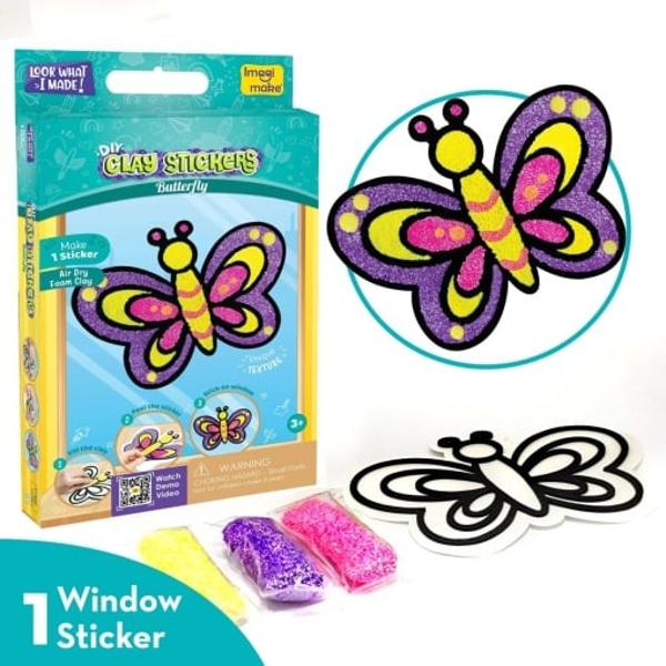 Transforma geamurile casei tale intr-o galerie de arta plina de culoare si imaginatie cu Setul creativ stickere pentru fereastra - Butterfly Acest set inovator permite celor mici sa creeze decoratiuni unice fara a lasa pete sau murdarie perfect pentru a inveseli orice spatiuCe contine setul-3 pachete de spuma modelatoare Dotz in culori vibrante-Un autocolant cu design fluture gata sa fie 