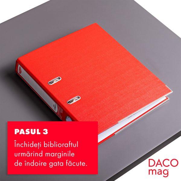 Biblioraftul este indispensabil pentru orice birou venind în întâmpinarea nevoilor de contabilitate administrare sau sistematizareMai mult de atât biblioraftul este prev&259;zut pe cotor cu etichet&259; de carton interschimbabil&259; pentru personalizare &537;i pentru a g&259;si mai u&537;or documentele de care ai nevoie mai rapid Interiorul este din carton alb exteriorul din carton plastifiat în diverse 