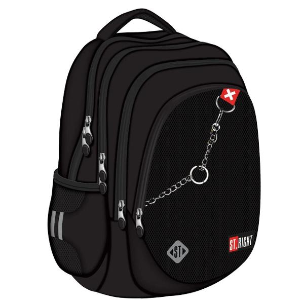 Exploreaza ghiozdanul scolar Majewski ST Right BP06 din colectia X White special conceput pentru a imbina functionalitatea cu stilul Ideal pentru elevii care doresc sa fie organizati si in pas cu tendintele moderneDesign functional Ghiozdanul dispune de 4 compartimente spatioase oferind suficient spatiu pentru carti si caieteSpatiu organizat Include 2 buzunare laterale elastice si 2 buzunare interioare suplimentare 