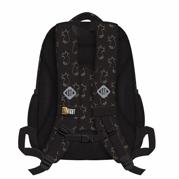 Exploreaza ghiozdanul scolar Majewski ST Right BP05 din colectia Golden Cats perfect pentru elevii care doresc sa imbine functionalitatea cu un design atractiv Acest ghiozdan este ideal pentru utilizarea zilnica la scoala oferind spatiu generos si organizare eficientaFunctionalitate remarcabila Dispune de 4 compartimente spatioase potrivite pentru organizarea eficienta a cartilor si caietelor taleCompartimente 