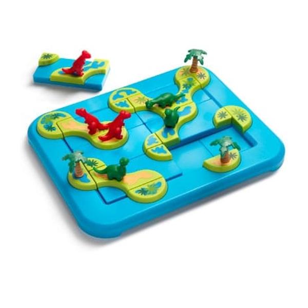 Smart Games - Dinosaurs Mystic Islands este un joc de strategie captivant perfect pentru micii exploratori pasiona&539;i de dinozauri În acest joc dinozaurii carnivori &537;i cei erbivori trebuie s&259; fie separa&539;i pe insule diferite pentru a r&259;mâne în siguran&539;&259; Provocarea const&259; în g&259;sirea solu&539;iilor optime pentru a proteja dinozaurii erbivori de cei carnivoriJuc&259;torii trebuie s&259; aleag&259; o provocare 