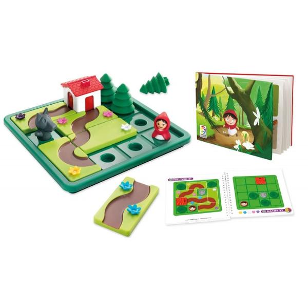 Smart Games - Little Red Riding Hood - Deluxe Joc de logic&259; cu 48 de provoc&259;ri pentru copii de 4 aniSmart Games - Little Red Riding Hood - Deluxe este un joc captivant care stimuleaz&259; &537;i dezvolt&259; ra&539;ionamentul vizual &537;i spa&539;ial al copiilor încurajând r&259;bdarea &537;i perseveren&539;a Micii juc&259;tori vor ajuta Scufi&539;a Ro&537;ie s&259; ajung&259; la casa bunicii sau vor recrea povestea în care 