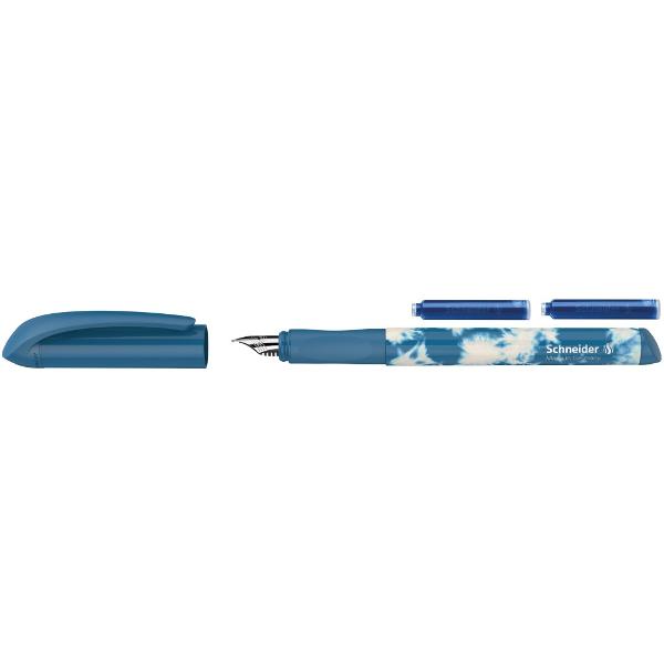 Peni&539;&259; din o&539;el inoxidabilZon&259; de prindere cu man&537;on ergonomicFunc&539;ioneaz&259; cu patron standard de cerneal&259;Potrivit atât pentru dreptaci cât &537;i pentru stângaciDetalii stilou  2 rezerve