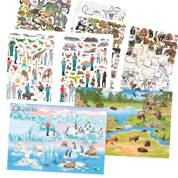 Carte de Colorat Top Model Zoo 113607