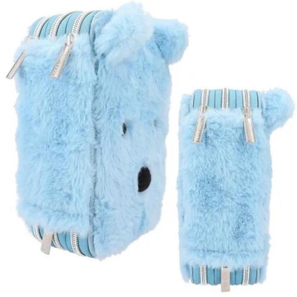 Penarul polar din seria TOPModel ICEWORLD este atat de pufos Realizat din plu&537; dr&259;g&259;la&537; Cele trei compartimente sunt complet echipate cu 18 carioci 18 creioane colorate Nou cu o calitate îmbun&259;t&259;&539;it&259; a lemnului 2 creioane ascu&539;itoare radierefoarfece &537;i rigla Material 100 poliester