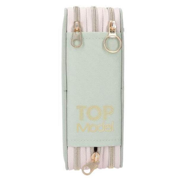 Penar Triplu Echipat TOPModel Summer Feeling – Verde Salvie cu BroderiePenarul triplu TOPModel Summer Feeling impresioneaza prin designul sau romantic in nuante de verde salvie decorat cu un model floral delicat si fluturi dintre care unele detalii sunt brodate pentru un efect deosebitCele trei compartimente sunt complet echipate si ofera tot ce este necesar pentru scoala sau activitati creative18 creioane colorate18 