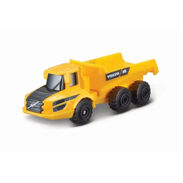 Descopera lumea constructiilor cu setul &quot;Mini Work Machines Volvo Construction Vehicles&quot; o colectie captivanta de replici in miniatura ale echipamentelor de constructie Volvo iconice Aceste vehicule meticulos realizate impodobite cu culorile clasice galben si gri Volvo sunt ambalate in ambalaje de marca prezentand autenticitatea si calitatea lor Vehiculele sunt realizate dintr-o combinatie de metal turnat sub presiune si piese din plastic asigurand durabilitate si 