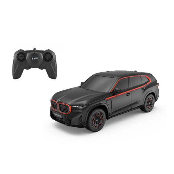 Copilul dumneavoastra se poate juca in voie cu masina cu telecomanda BMW XM scara 1 la 24 oferita de brandul international Rastar Nicio cursa nu este imposibil de castigat cu acesta masinuta replica oficiala cu licenta a modelului original construita cu mare atentie la detalii Masinuta are proportiile ideale pentru momente pline de distractie si amuzament Masinuta functioneaza pe frecventa de 24GAlimentarea se face astfel  pentru masinuta sunt necesare 3 baterii tip AA  iar pentru 