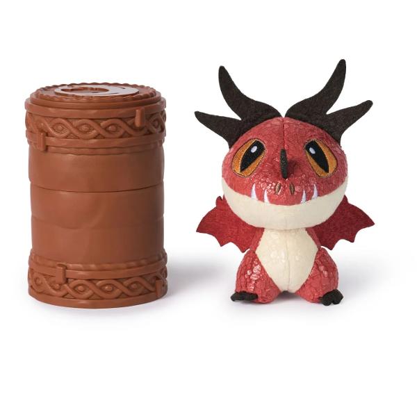 Ia-ti zborul cu dragonii tai preferati Deblocheaza totemul viking pentru a descoperi unul dintre cele cinci stiluri - Toothless Deadly Nadder Monstrous Nightmare Gronckle si Terrible Terror Fiecare dragon adorabil de 75 cm prezinta detalii fidele filmului fiind alcatuit din plus moale cu solzi stralucitori gheare si aripi din pasla si ochi expresivi brodati Fiecare are de asemenea brate adorabil de scurte corpuri plinute si cozi lungi care ii mentin in pozitie verticala si 