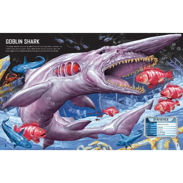 Dive into the ocean depths and discover some of the biggest deadliest most amazing predators on the planet in this thrilling sticker book Youll meet enormous whale sharks gruesome goblin sharks awe-inspiring great whites and many more Complete them using the stickers and read the descriptions to find out fascinating facts about each one