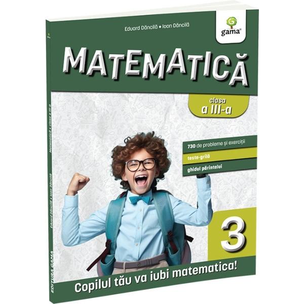 Colectia Matematica pentru clasele primare de Eduard D&259;ncil&259; & Ioan D&259;ncil&259; include carti de matematica pentru clasele pregatitoare si I-IV inclusiv volume destinate Evaluarilor Nationale si concursurilor scolare Exercitiile si problemele atent selectate de autori dezvolta gândirea matematica a copilului logica atentia puterea de abstractizare si perspicacitatea sa Pentru o mai 