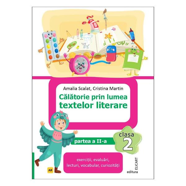 Pentru manual Art KlettTextele din noul manual de Comunicare în limba român&259; clasa a II-a edi&539;ia 2023 au constituit punctul de plecare pentru exerci&539;ii variate &537;i atractive de literatur&259; comunicare vocabular &537;i compuneri De asemenea fiecare unitate este înso&539;it&259; de o 