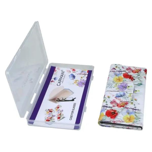 Protejeaz&259;-&539;i ochelarii &icirc;ntr-un stil rafinat Acest etui pliabil din colec&539;ia &bdquo;Colorful dizziness of textiles&rdquo; aduce un echilibru perfect &icirc;ntre utilitate &537;i estetic&259; Motivul floral vibrant transform&259; un obiect practic &icirc;ntr-un accesoriu elegant ideal pentru utilizarea zilnic&259; Compact u&537;or &537;i conceput &icirc;n Polonia &mdash; un detaliu care scoate &icirc;n eviden&539;&259; 