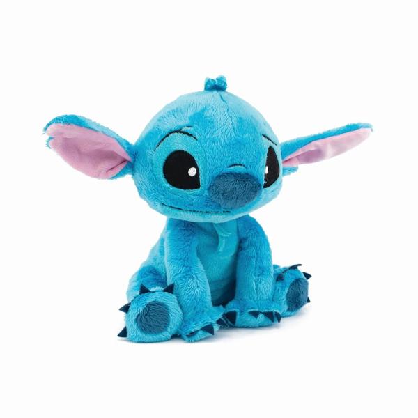Bun venit in clubul Disney Jucaria noastra moale Stitch cu caracteristici brodate va va tine zambitor pe parcursul zilei Moale dar durabilStitch este fabricat dintr-o tesatura moale de poliester  ceea ce il face jucaria perfecta de plus 