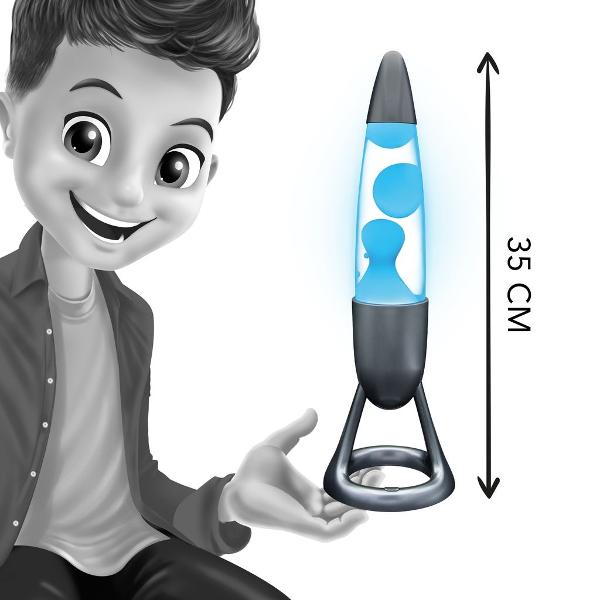 Lampa decorativa cu inaltimea de 35 cm ideala pentru decorarea dormitorului Include lumina LED cu ciclu automat in 7 culori Baza metalica sigura nu se arde daca este atinsa Functioneaza cu un stecher de retea inclusContinut 1 lampa decorativa instructiuni adaptor pentru prizaDimensiunile cutiei 1150 x 1150 x 3680 cmVarsta recomandata 14 aniBaterii functioneaza cu adaptorul inclusAten&539;ie NUMAI PENTRU UZ INTERIOR A nu se 