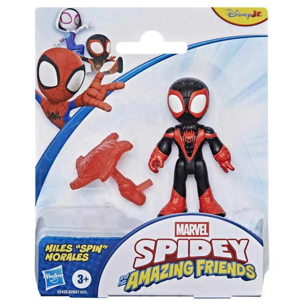 Setul Marvel Spidey si prietenii sai uimitori aduce in prim plan figurine colorate si distractive inspirate din serialul indragit Disney Jr Copiii pot intra in actiune alaturi de Miles Spin&rdquo Morales Spidey Ghost-Spider si Green Goblin fiecare avand costume si accesorii specifice pentru aventuri spectaculoase Figurinele sunt dimensionate perfect pentru mainile celor mici si incurajeaza joaca imaginativa recreand scene din desene sau inventand povesti noi Potrivite pentru copiii 
