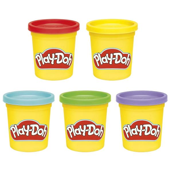 Pachetul de 5 cutii cu plastelina Play-Doh Back to School este mai mult decat o simpla jucarie pentru clasa Este un set Play-Doh excelent pentru o multime de activitati creative diferite pentru copiii de la 2 ani in sus Copiii isi pot stimula imaginatia si simturile cu 5 culori inclusiv 85 de grame din fiecare culoare Indiferent daca sunt gata sa inceapa scoala sau inca isi descopera lumea acasa acest pachet este perfect pentru cadourile copiilor sau ca supliment pentru orice jucarii 