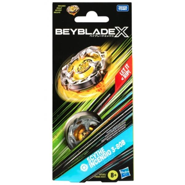 Setul Booster Pack Beyblade X care include 1 blat de tip Balance care se roteste in dreapta sunt necesare Beystadium si lansator vandute separat Lansati direct in lupta sau reconfigurati lama interschimbabile clichetul si bucatile acestui Booster Pack cu cele ale altor blaturi Beyblade X vandute separat pentru a va crea propriul Bey de neintrecut Beyblade X dispune de inovatia X-Celerator Gear System pentru a-ti imbunatati jocul Atunci cand echipamentul unui blat Beyblade X cupleaza 