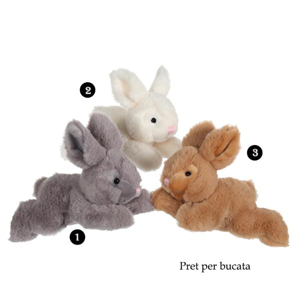 Iepuras culcat - jucarie din plus 20 cm este o jucarie foarte dragalasa si foarte pufoasa pentru cei mici Poti alege sa ii daruiesti copilului tau cele mai frumoase animalute din plus realizate din cele mai bune materiale jucarii deosebite fine si catifelate la atingere O jucarie perfecta pentru cei mici poate fi cadoul perfect pentru orice sarbatoare sau pentru aniversari Copilul tau o sa adore aceasta jucarie imediat va deveni jucaria sa 