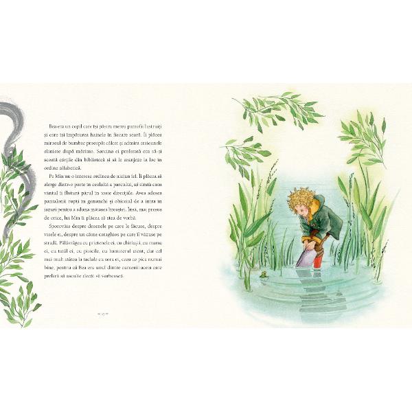 Min &537;i Bea sunt dou&259; surori complet diferite Bea este ordonat&259; lini&537;tit&259; &537;i prefer&259; s&259; citeasc&259; în timp ce Min e plin&259; de energie haotic&259; &537;i mereu pus&259; pe pove&537;ti &537;i discu&539;ii Dar într-o zi totul se schimb&259; – Min descoper&259; c&259; nu mai poate vorbi Cuvintele îi sunt furate de o „creatur&259; invizibil&259;” care pare s&259; stea pe um&259;rul 