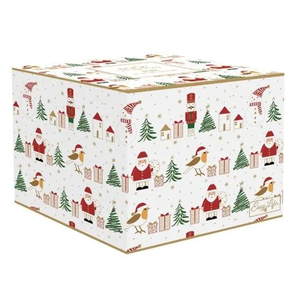 Adaug&259; un strop de elegan&539;&259; &537;i farmec de iarn&259; în buc&259;t&259;ria ta cu acest borcan din por&539;elan fin parte din colec&539;ia Let it Snow de la Easy Life Realizat din por&539;elan de înalt&259; 