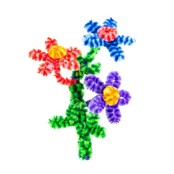 Flexibilitate culoare &537;i imagina&539;ie pentru crea&539;ii spectaculoase&127912; Perfect&259; pentru proiecte creative – confec&539;ioneaz&259; figurine flori decora&539;iuni de sezon juc&259;rii sau accesorii unice&127752; Design vesel &537;i atractiv – sârme plu&537;ate cu dungi colorate ideale pentru a ad&259;uga textur&259; &537;i efecte speciale lucr&259;rilor tale&10024; Material maleabil &537;i rezistent – 